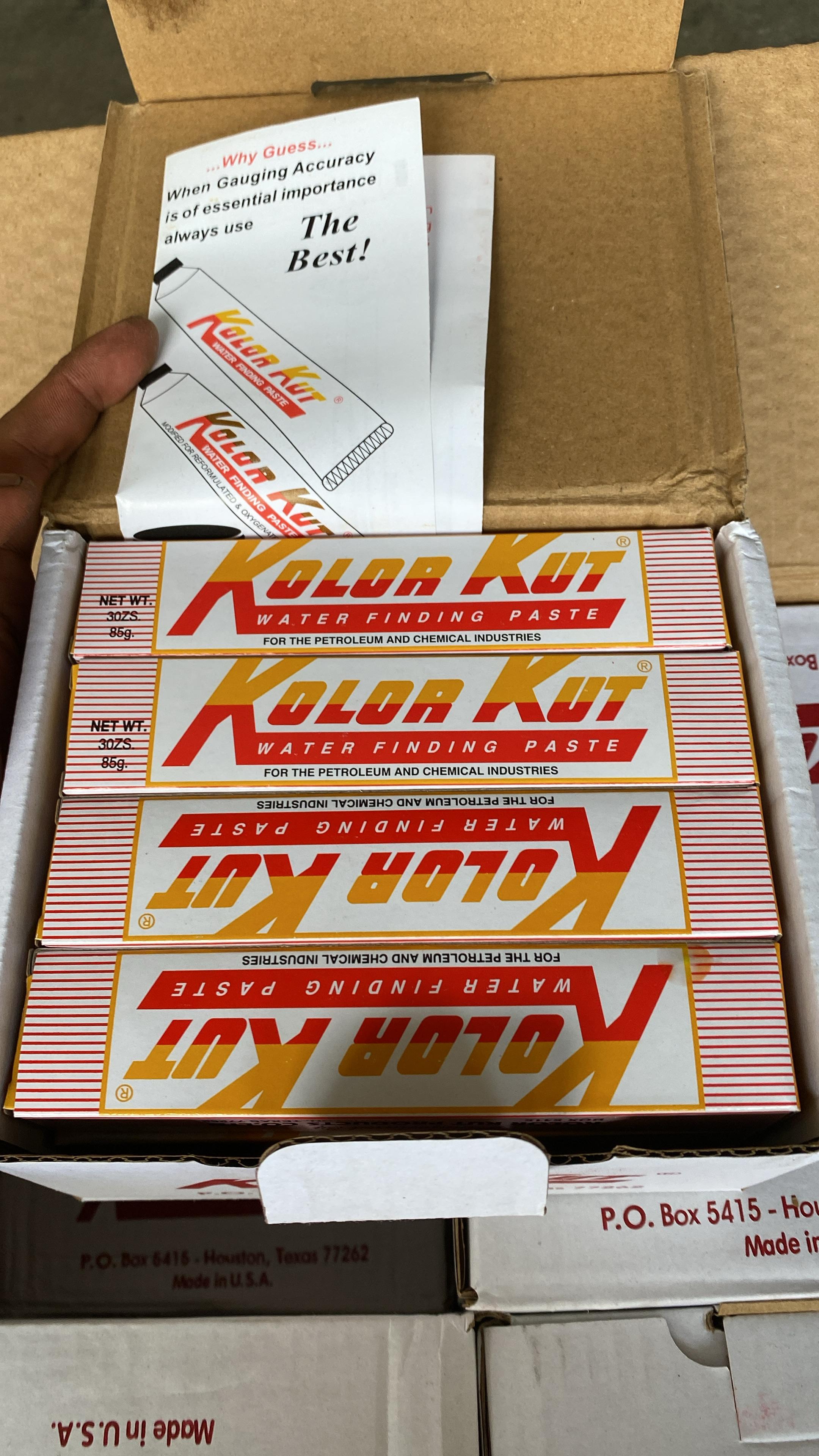 Pasta air kolor kut